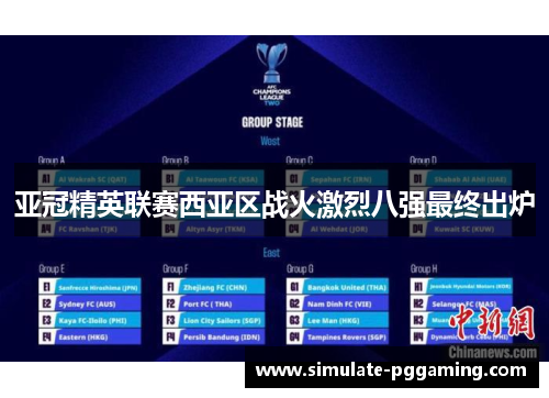 亚冠精英联赛西亚区战火激烈八强最终出炉